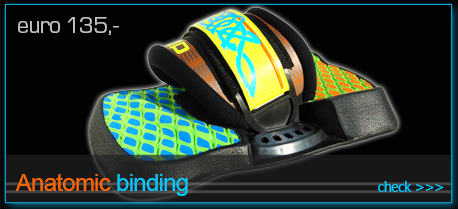 ANATOMIC bindings - footpads footstraps for kiteboard